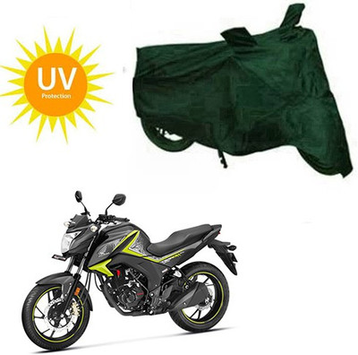 RPSENTTERPR Waterproof Two Wheeler Cover for Honda(CB Hornet 160, Green)