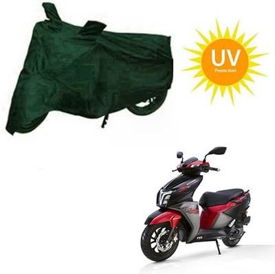 RPSENTTERPR Waterproof Two Wheeler Cover for TVS(NTORQ, Green)