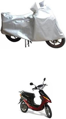 ZTech Two Wheeler Cover for Indus(Yo Electron, Silver)