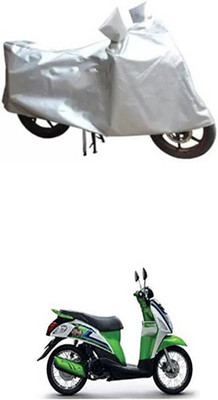 ZTech Two Wheeler Cover for Suzuki(Let's, Silver)