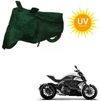RPSENTTERPR Waterproof Two Wheeler Cover for Ducati(Diavel, Green)