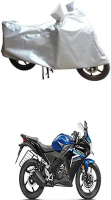 Toy Ville Two Wheeler Cover for Honda(CBR 150R, Silver)