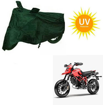 RPSENTTERPR Waterproof Two Wheeler Cover for Ducati(Hypermotard, Green)