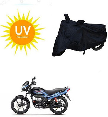 MMSSTAR Waterproof Two Wheeler Cover for Hero(Passion Plus, Black)