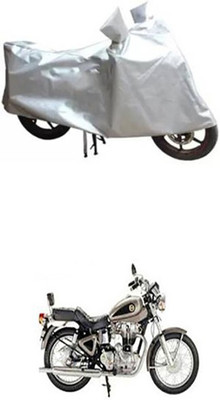 Toy Ville Two Wheeler Cover for Royal Enfield(Silver)