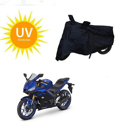 MMSSTAR Waterproof Two Wheeler Cover for Yamaha(YZF R25, Black)