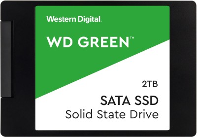 WD WD Green 2 TB Desktop Internal Solid State Drive (SSD) (WDS200T2G0A)(Interface: SATA III, Form Factor: 2.5 Inch)