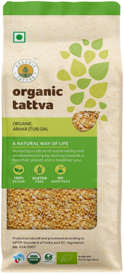 Organic Tattva Toor/Arhar Dal (Split)(1 kg)