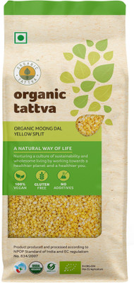 Organic Tattva Yellow Moong Dal (Split)(500 g)