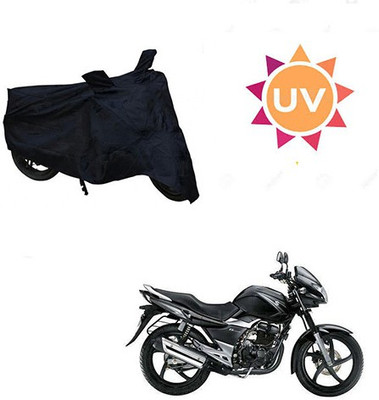 saanvi Waterproof Two Wheeler Cover for Suzuki(GS 150R, Black)