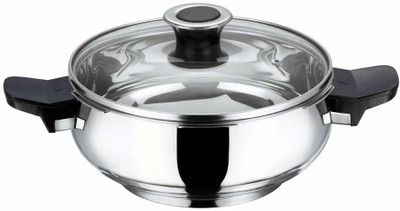 SABHAENTERPRIS Induction Bottom Non-Stick Coated Cookware Set(Steel, 1 - Piece)