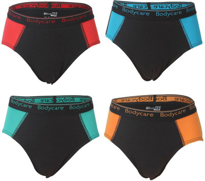BodyCare Brief For Boys(Multicolor Pack of 4)