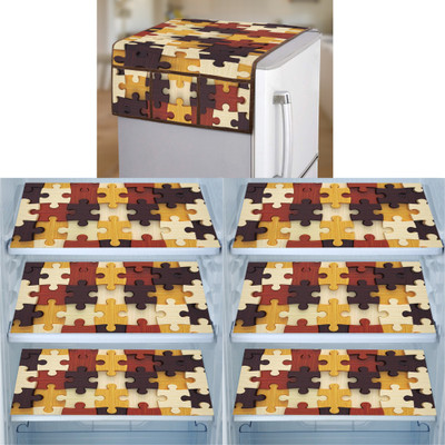 E-Retailer Refrigerator  Cover(Width: 99 cm, Multicolor00)