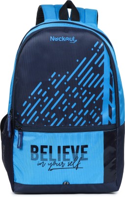 NOCKOUT Solid Backpack for Casual/Laptop/School/College/Office/Travel 32 L (Blue)(SB_7001A) 32 L Backpack(Blue)
