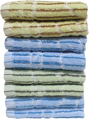 MANDHANIA Cotton 350 GSM Hand Towel(Pack of 8)