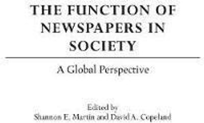 The Function of Newspapers in Society(English, Hardcover, unknown)