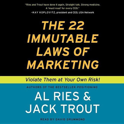 The 22 Immutable Laws of Marketing Lib/E(English, CD-Audio, Ries Al)