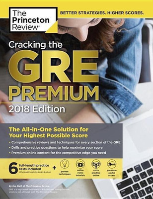 Cracking the GRE Premium Edition with 6 Practice Tests(English, Paperback, Princeton Review)