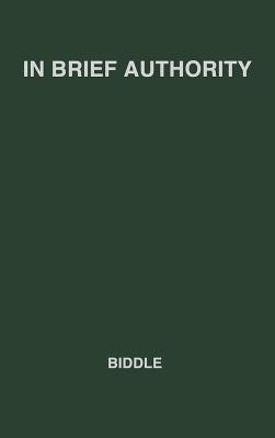 In Brief Authority(English, Hardcover, unknown)