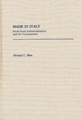 Made in Italy 1st Edition(English, Hardcover, Blim Michael L.)