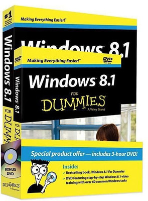 Windows 8.1 for Dummies Book+dvd Bundle(English, Paperback, Rathbone Andy)