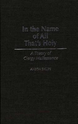 In the Name of All That's Holy(English, Hardcover, Shupe Anson)