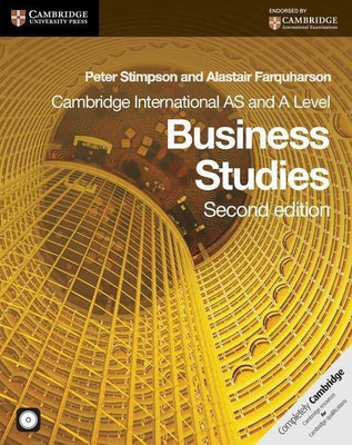 Cambridge International AS and A Level Business Studies Coursebook with CD-ROM(English, Mixed media product, Stimpson Peter)