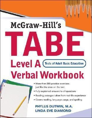 TABE Verbal Workbook: Level A(English, Paperback, Dutwin Phyllis)
