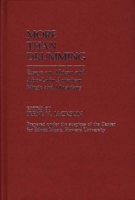 More Than Drumming(English, Hardcover, Jackson Brown Irene V.)