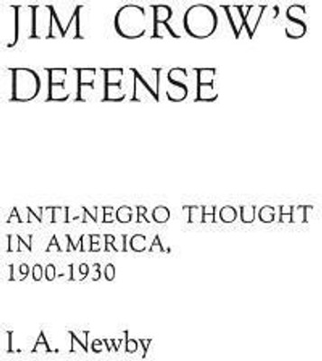 Jim Crow's Defense(English, Hardcover, unknown)