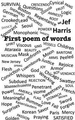 First Poem of Words(English, Hardcover, Harris Jef)