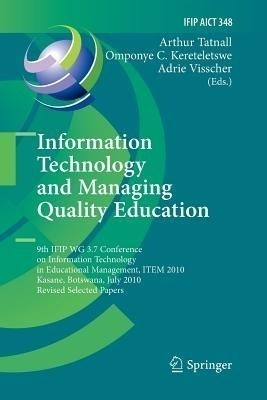 Information Technology and Managing Quality Education(English, Paperback, unknown)