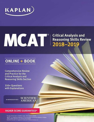 MCAT Critical Analysis and Reasoning Skills Review 2018-2019(English, Paperback, Kaplan Test Prep)