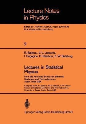Lectures in Statistical Physics(English, Paperback, Balescu R.)