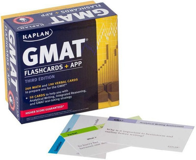 Kaplan GMAT Flashcards + App(English, Cards, Kaplan Test Prep)