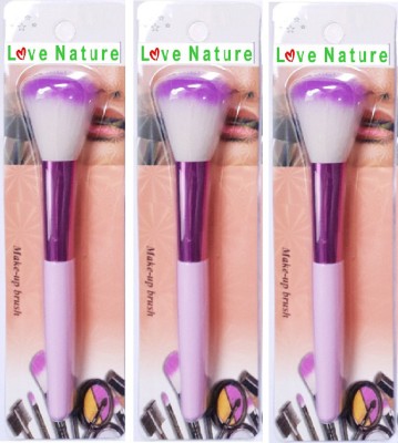 Love Nature Purple Makeup Brush Blush Makeup Brush Soft Smooth Contour Brushes Highlight Shadow Brushes Powder Concealer Beginner Makeup Brushes Cosmetics ( Pack of 2)(Pack of 3)