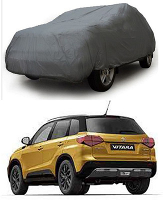 ZTech Car Cover For Maruti Suzuki Vitara (Without Mirror Pockets)(Grey)