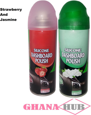 GHANA HUB Liquid Car Polish for Leather, Tyres, Dashboard(400 ml)
