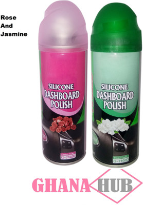 GHANA HUB Liquid Car Polish for Leather, Tyres, Dashboard(400 ml)