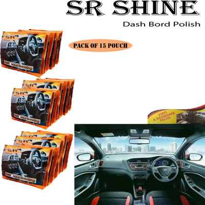 S R SHINE Liquid Car Polish for Dashboard(300 g)