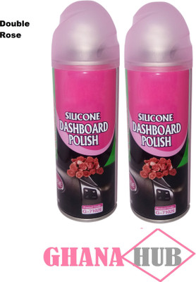 GHANA HUB Liquid Car Polish for Leather, Tyres, Dashboard(400 ml)
