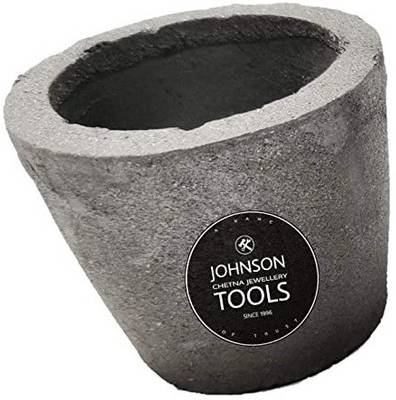 Johnson Chetna Jewellery Tools Set Of Small Casting Clay Graphite Crucible For Gold Silver Copper Brass Aluminum Foundry Furnace Torch Melting - 1pcs. Crucible