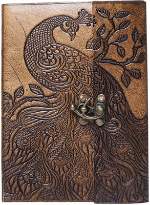 CRAFT CLUB Handcrafted diary Regular Diary Unruled 200 Pages(Brown)