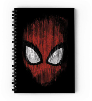 epheriwala Spiderman A5 Diary Ruled 160 Pages(Red, Black)
