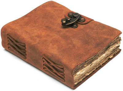 CRAFT CLUB Handcrafted diary Regular Diary Unruled 200 Pages(Brown)