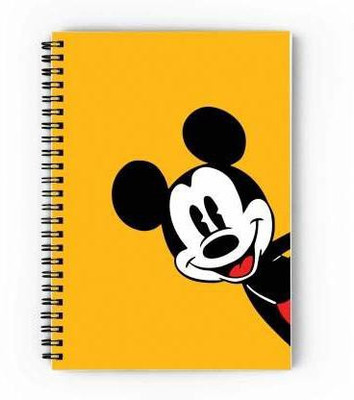 epheriwala Mickey Mouse A5 Diary Ruled 160 Pages(Yellow)