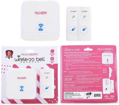 PEACHBERRY Wireless Door Chime(10 Tunes)