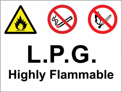 VVWV L P G SIGN STICKER Emergency Sign