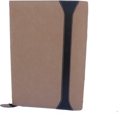 Kopila PU Professional File Folders for Certificates, Documents Holder with 20 Leafs for office & School & College(Set Of 1, Beige)