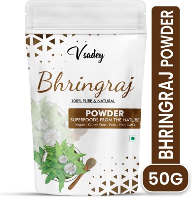 vsadey Natural Bhringraj Powder for hair growth and conditioning - 50g (Pack of 1)(50 g)